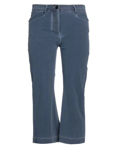 Rrd Woman Pants Slate Blue Size 8 Polyamide, Elastane