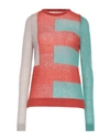Rick Owens Woman Sweater Rust Size S Polyamide, Mohair Wool, Wool In Red