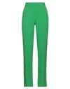 All 19.19 Woman Pants Green Size 10 Polyester, Elastane In Green