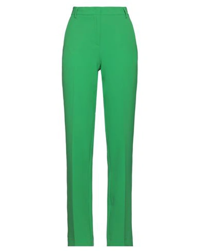 ALL 19.19 ALL 19.19 WOMAN PANTS GREEN SIZE 2 POLYESTER, ELASTANE