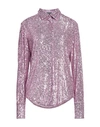 TOM FORD TOM FORD WOMAN SHIRT PINK SIZE 2 POLYESTER