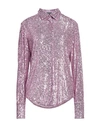 Tom Ford Sequin-embellished Long-sleeve Shirt In Pink