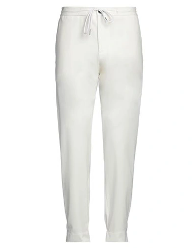 Tombolini Man Pants White Size 28 Polyamide, Elastane