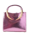 Roberto Cavalli Woman Handbag Pink Size - Soft Leather