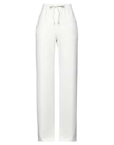 N°21 Woman Pants White Size 4 Acetate, Viscose