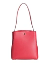Valextra Woman Shoulder Bag Red Size - Bull Skin In Red