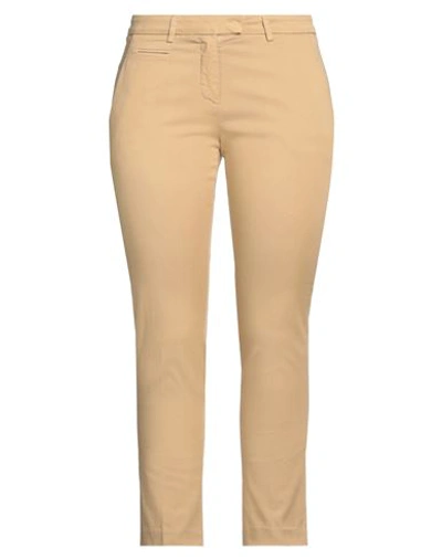 Peuterey Woman Pants Marigold Size 6 Cotton, Elastane In Yellow