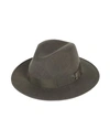 Borsalino Hat Military Green Size 7 Wool In Green