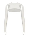 Andreädamo Andreādamo Woman Shrug Ivory Size L Polyamide, Elastane In White