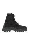 Dsquared2 Woman Ankle Boots Black Size 11 Textile Fibers In Black