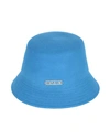Borsalino Woman Hat Azure Size L Wool In Blue