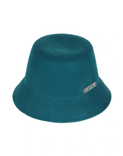 Borsalino Woman Hat Deep Jade Size L Wool In Green