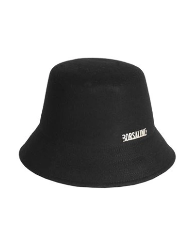 Borsalino Woman Hat Black Size L Wool