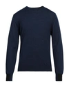 Manuel Ritz Man Sweater Navy Blue Size Xl Merino Wool, Acrylic