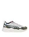 Puma Rs-x Efekt Man Sneakers Military Green Size 9 Textile Fibers In Green