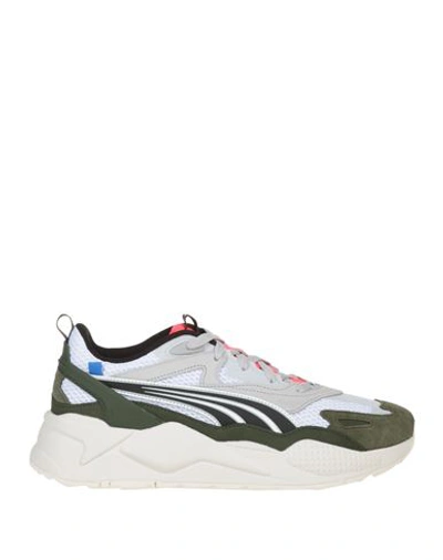 Puma Rs-x Efekt Man Sneakers Military Green Size 9 Textile Fibers