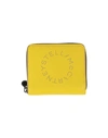 Stella Mccartney Woman Wallet Yellow Size - Textile Fibers