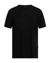 Liu •jo Man Man T-shirt Black Size M Cotton, Elastane