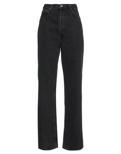 Re/done Woman Jeans Black Size 30 Cotton