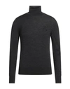 Dolce & Gabbana Man Turtleneck Steel Grey Size 36 Virgin Wool, Polyester