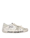 Golden Goose Woman Sneakers Off White Size 9 Soft Leather In Off White