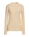 Sportmax Woman Sweater Pastel Yellow Size L Wool, Cashmere