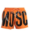 Moschino Man Swim Trunks Orange Size Xl Polyester