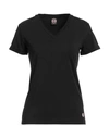 Colmar Woman T-shirt Black Size M Cotton, Modal, Elastane