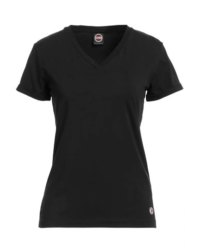 Colmar Woman T-shirt Black Size L Cotton, Modal, Elastane