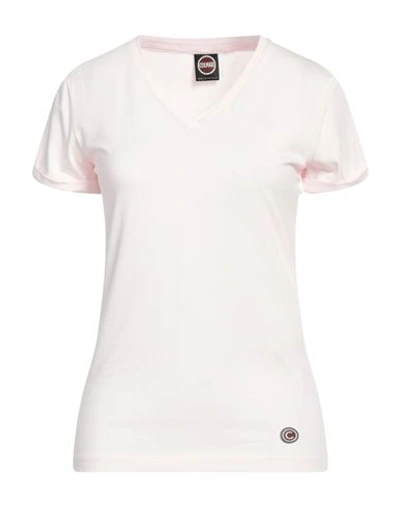 Colmar Woman T-shirt Pink Size L Cotton, Modal, Elastane