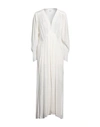 ISABEL MARANT ÉTOILE MARANT ÉTOILE WOMAN MAXI DRESS WHITE SIZE 6 CUPRO