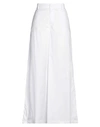 Mariuccia Woman Pants White Size M Cotton
