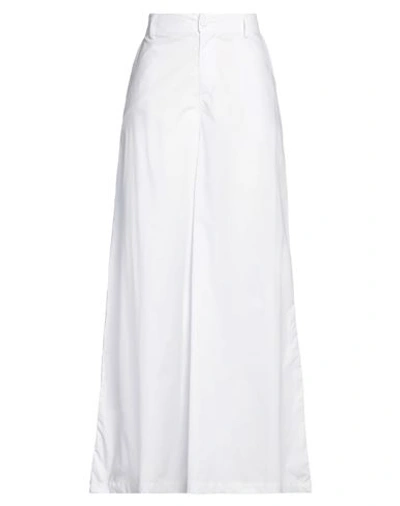 Mariuccia Woman Pants White Size M Cotton