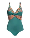 Vacanze Italiane Woman One-piece Swimsuit Deep Jade Size 14 Polyamide, Elastane In Green