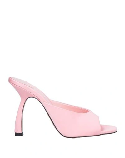 Piferi Pink Tiana 100 Satin Mules