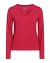 Majestic Filatures Woman T-shirt Garnet Size 1 Viscose, Elastane In Red