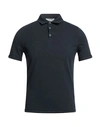 Alpha Studio Man Polo Shirt Midnight Blue Size 46 Cotton