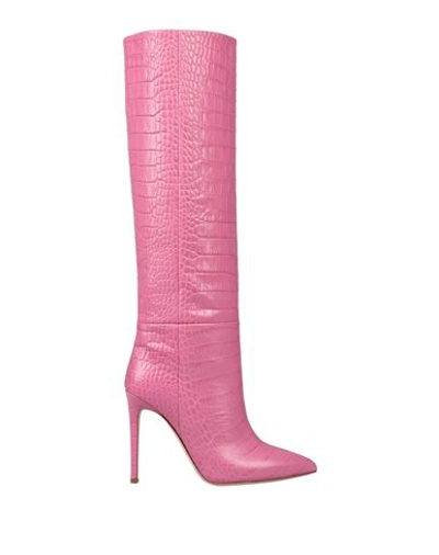 Paris Texas Woman Knee Boots Pink Size 10 Soft Leather