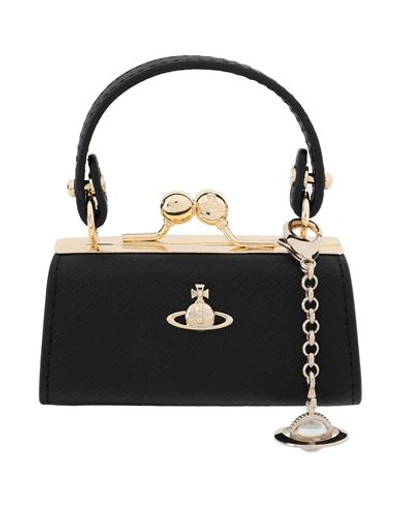 Vivienne Westwood Man Handbag Black Size - Bovine Leather