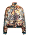 Dolce & Gabbana Man Jacket Marigold Size 40 Polyester, Elastane, Bronze, Polyamide In Yellow