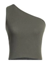 Vicolo Woman Top Military Green Size Onesize Viscose, Polyester In Green