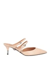 Samuele Failli Woman Mules & Clogs Blush Size 6.5 Leather In Pink