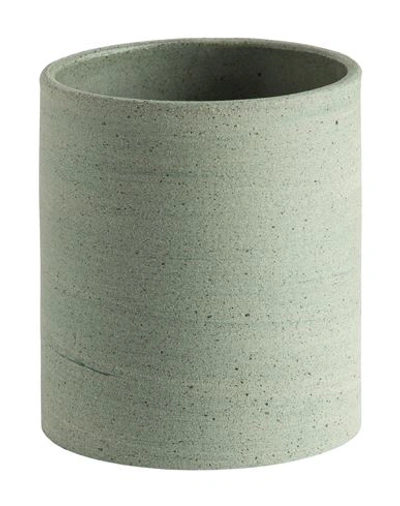 Ccontinua Very Simple Glass Design Object Sage Green Size - Clay