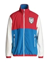 Diadora Polar Fleece Legacy Man Sweatshirt Red Size L Recycled Polyester, Polyamide In Red
