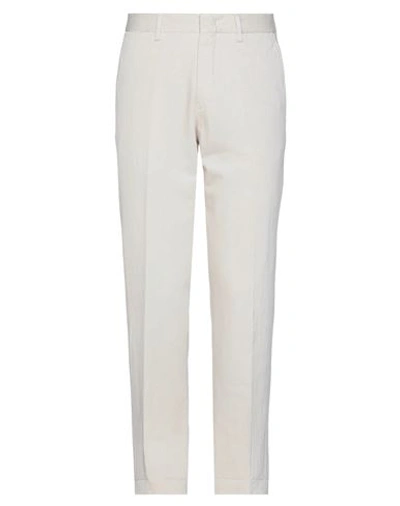 Zegna Man Pants Ivory Size 40 Cotton In White
