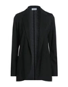 Hopper Woman Blazer Black Size 10 Viscose, Nylon, Elastane