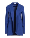 Hopper Woman Blazer Blue Size 8 Viscose, Nylon, Elastane