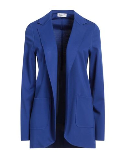 Hopper Woman Blazer Blue Size 8 Viscose, Nylon, Elastane