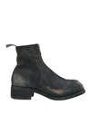 Guidi Woman Ankle Boots Black Size 8 Soft Leather