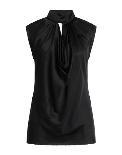 N°21 Woman Top Black Size 6 Viscose In Black